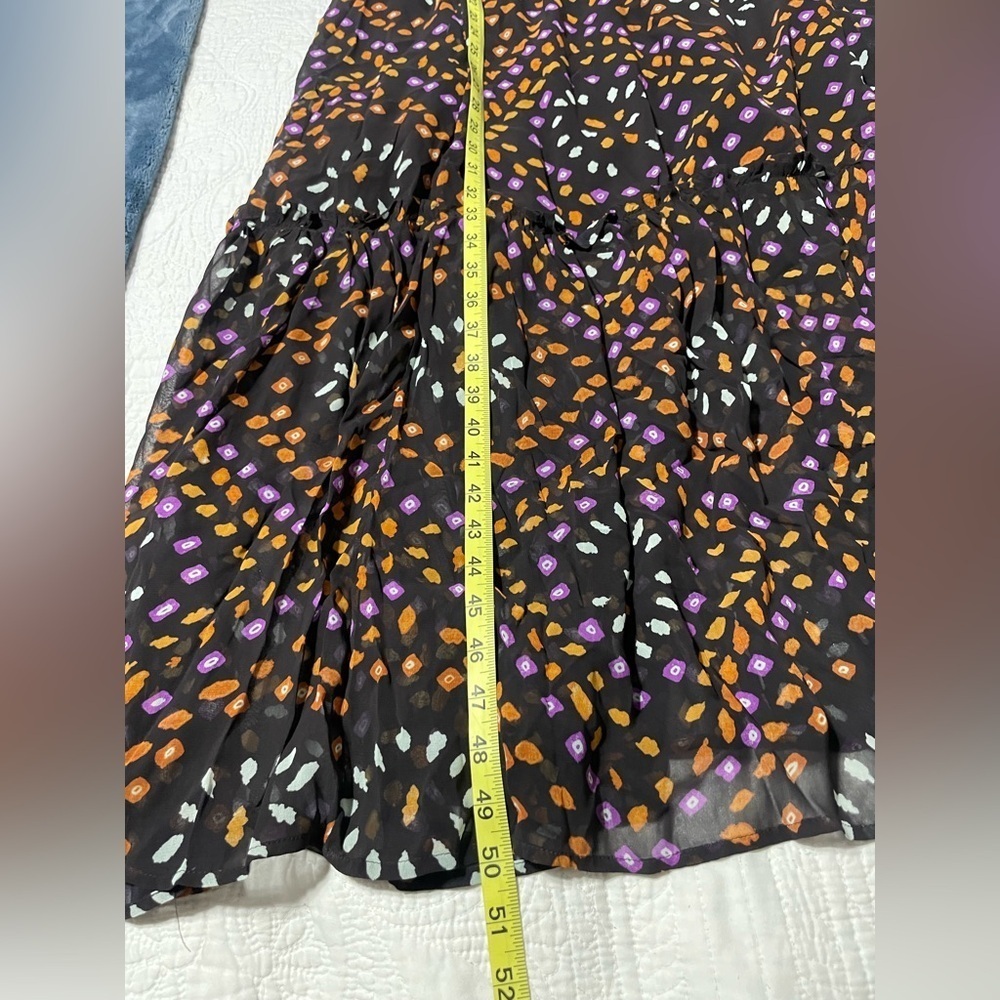 NWT By Anthropologie Sleeveless Chiffon Midi Dress, Size XS - Picture 11 of 15